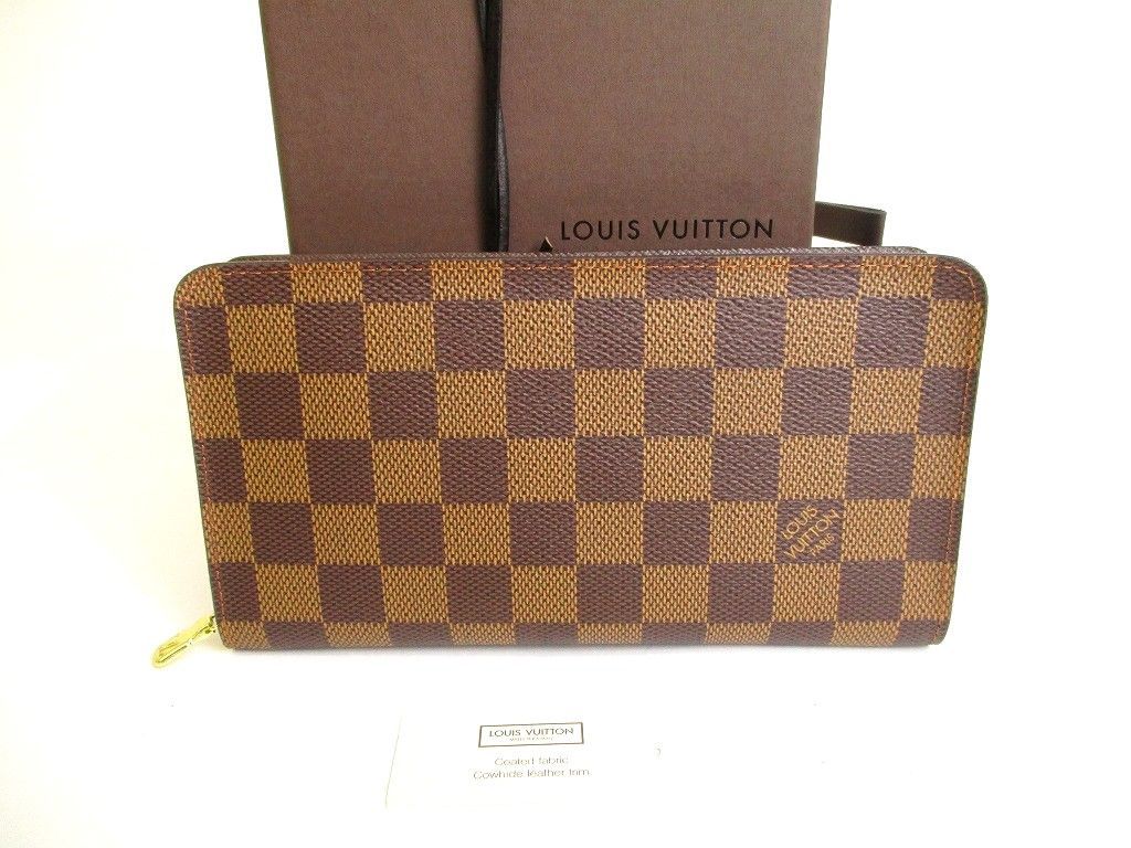 ルイヴィトン LOUIS VUITTON ダミエ ポルトモネ・ジップ ラウンドファスナー 長財布 メンズ レディース 【未使用保管品】