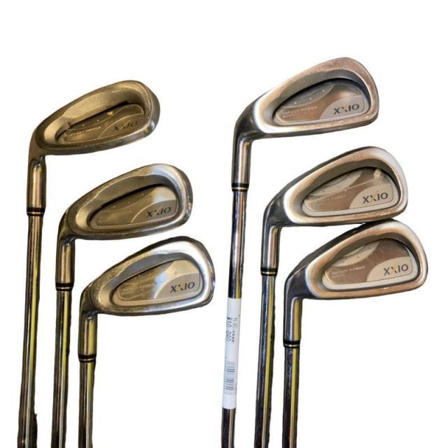 中古】 ダンロップ XXIO(2004) 6S レフティ アイアンセット IR NS PRO
