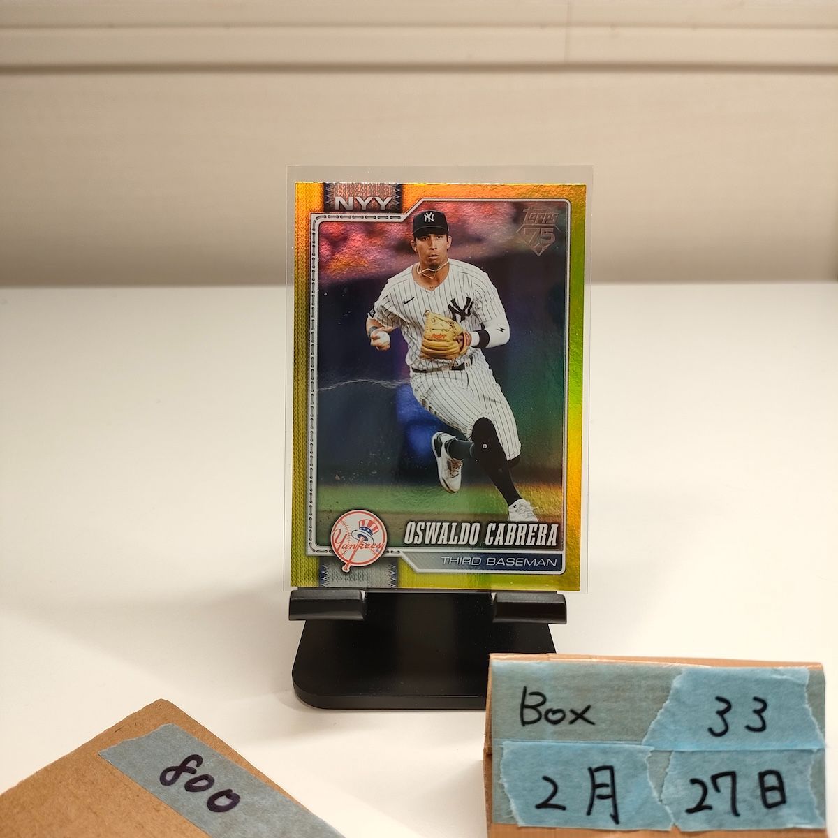 2026 Topps Series Two Oswaldo Cabrera 169/399 NEW YORK YANKEES