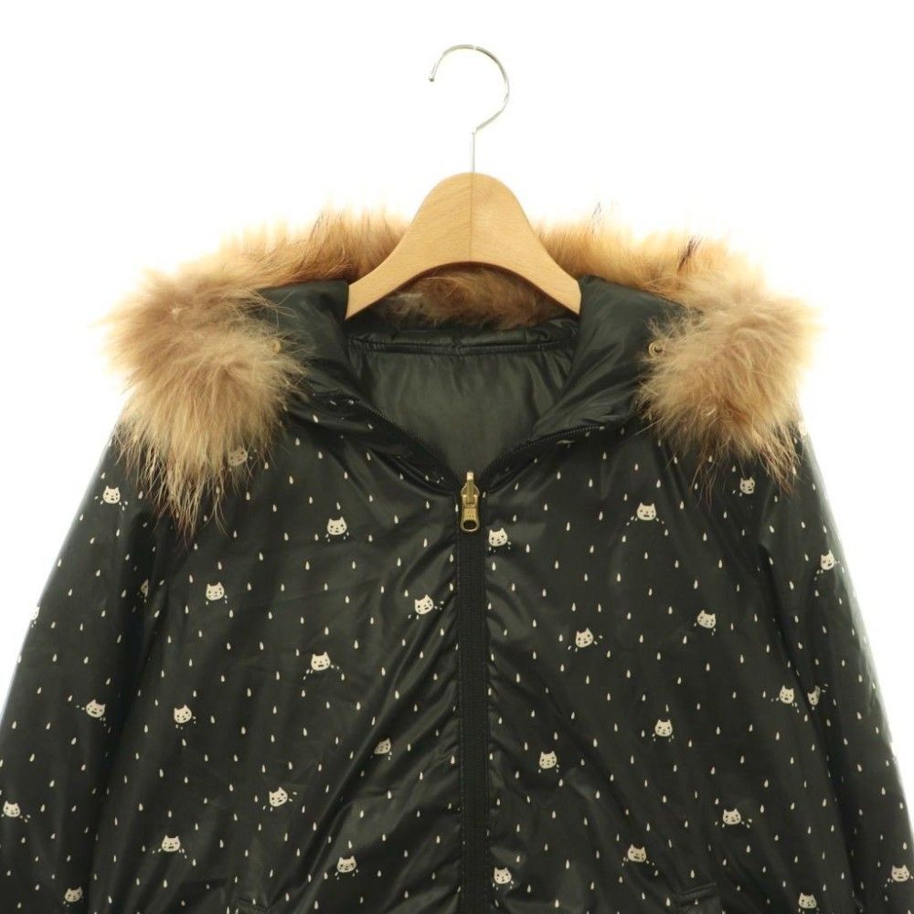 フランシュリッペ franche lippee ラクーンファー付き リバーシブル