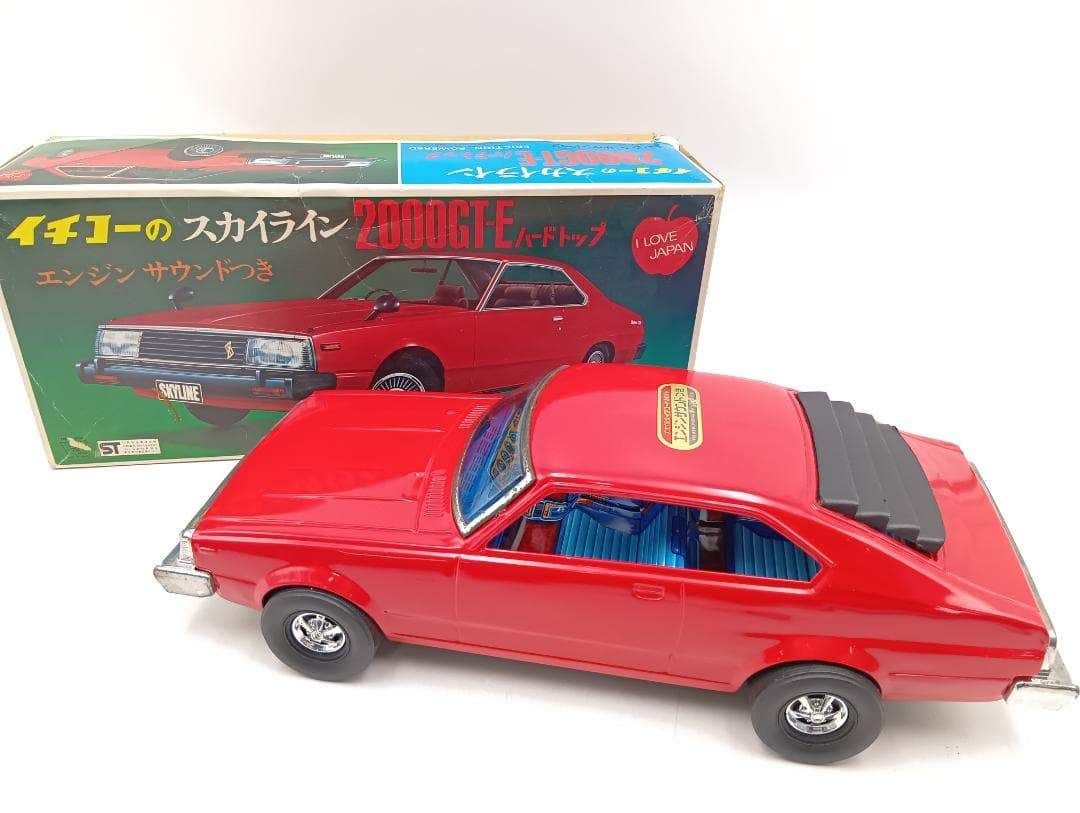 イチコー スカイライン 2000GT-E ブリキ 車 玩具 イチコー スカイライン 2000GT-E ブリキ 車 玩具_Y 06488 - メルカリ