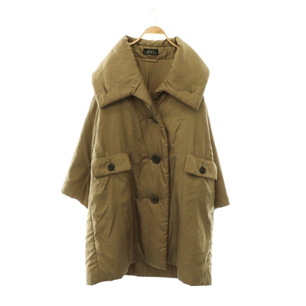 イッセイミヤケ ISSEY MIYAKE ペルマネンテ PERMANENTE ロングコート アウター M カーキベージュ /DO ■OS
