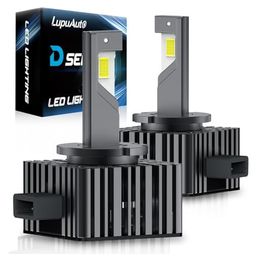 R★【40000LM爆光型LEDバルブ!】D1S D1R LED ヘッドライト キャンセラー内蔵 12V/24V対応 6500Kホワイト 両面発光 純正HIDバルブからLED化キット ポン付け 純正交換 2個セット aff71df3
