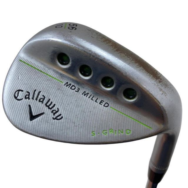 【中古】 キャロウェイ MD 3 クロムメッキ 56°/10°C ウェッジ WG NS PRO 950GH (フレックスS) メンズ 男性用 右利き 右用 Cランク ゴルフクラブ
