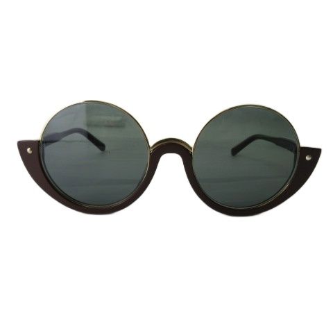 マルニ MARNI ME614S サングラス アイウエア ラウンド ブラウン 55□21 140
