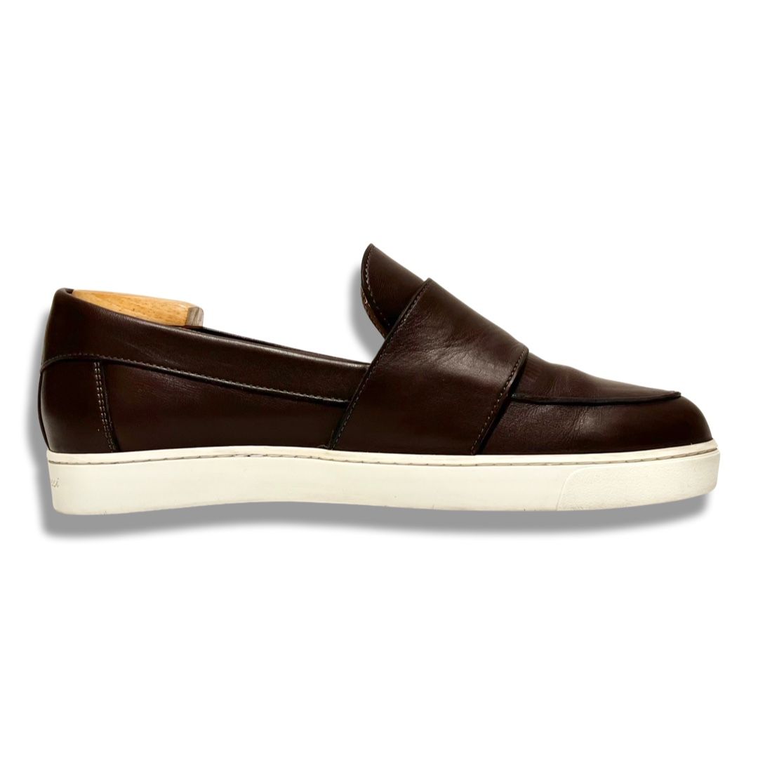 Gianvito Rossi ジャンヴィト ロッシ レザー スリッポン ブラウン size