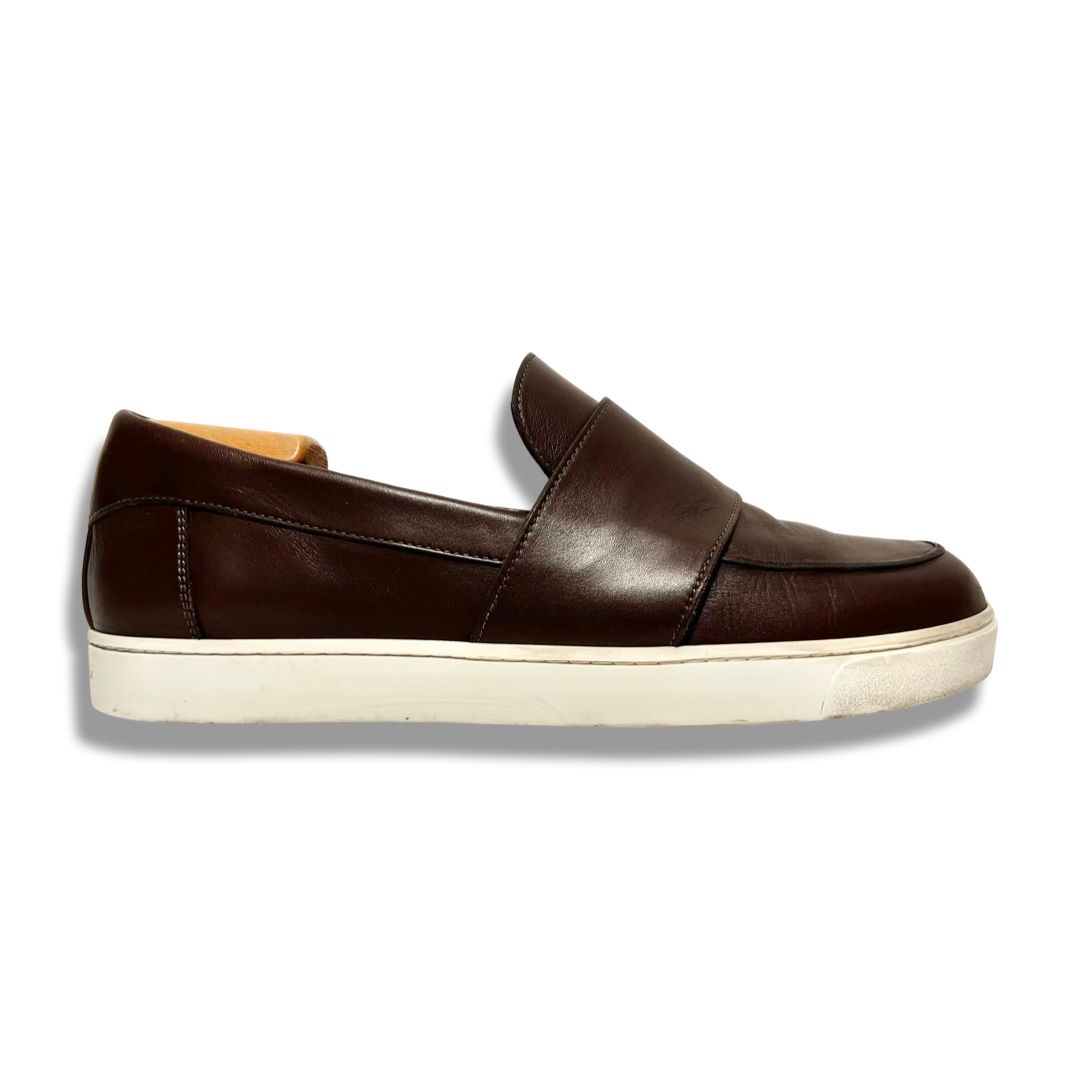 Gianvito Rossi ジャンヴィト ロッシ レザー スリッポン ブラウン size