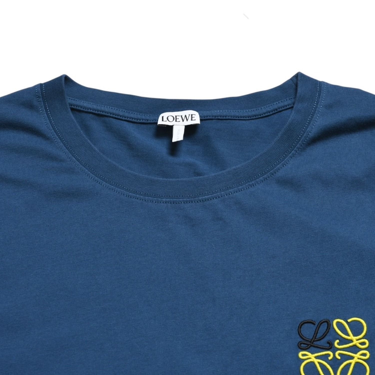 極美品 LOEWE ロエベ アナグラム Tシャツ H526Y22J26 ペトロリウム