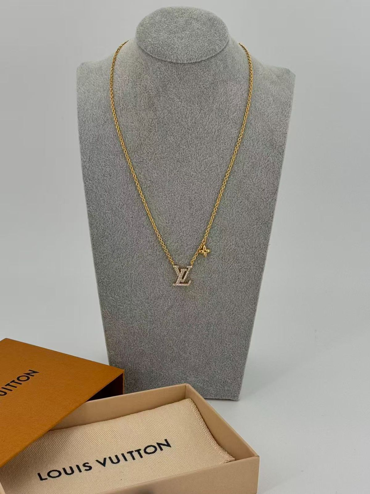ルイヴィトン ネックレス LV アイコニック ゴールド レディース【中古】