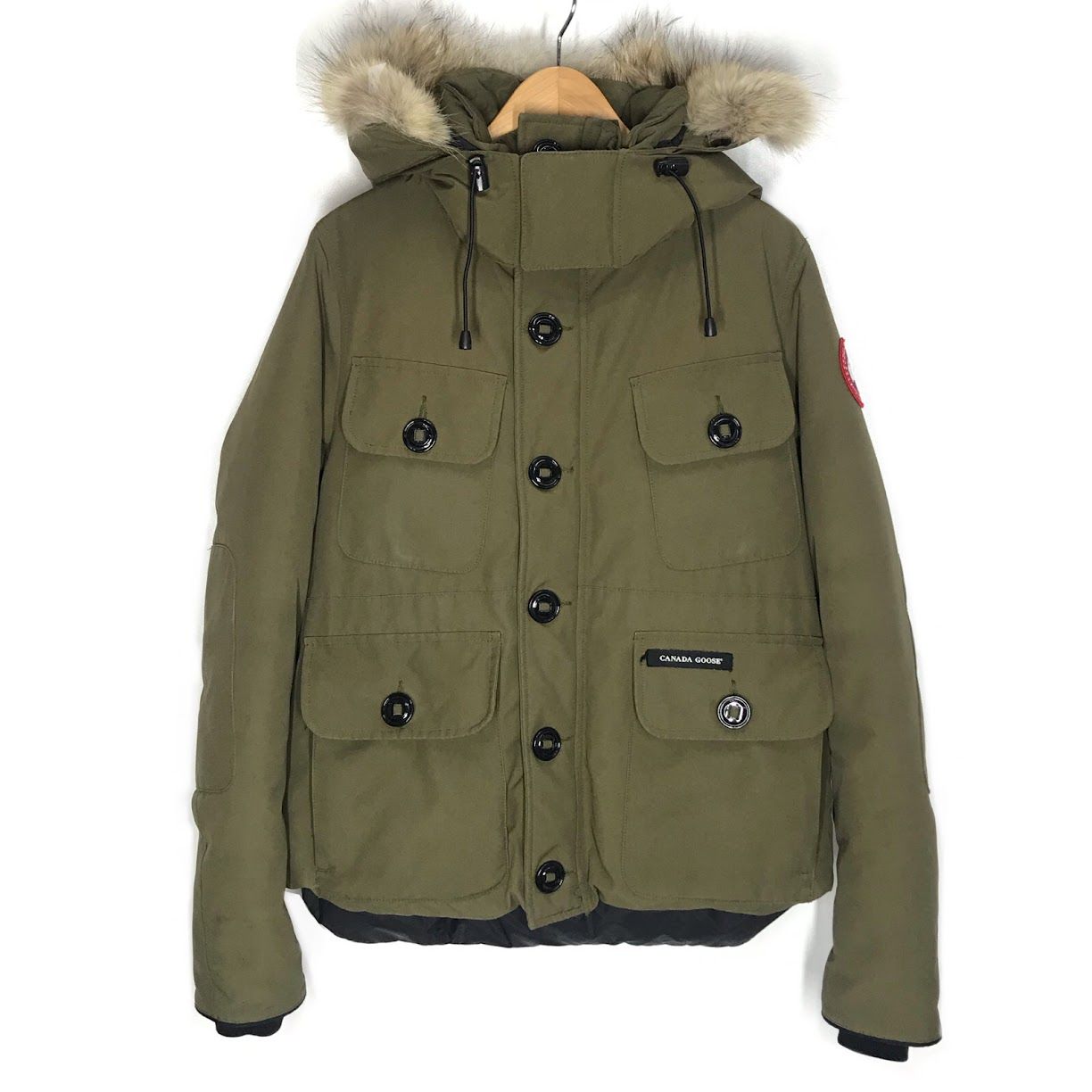 【倉吉店】 中古   | カナダグース ダウンジャケット RUSSELL PARKA ラッセルパーカ 2301JM カーキ サイズ：M 【92】 倉吉店】 中古 CANADA GOOSE | カナダグース ダウンジャケット RUSSELL