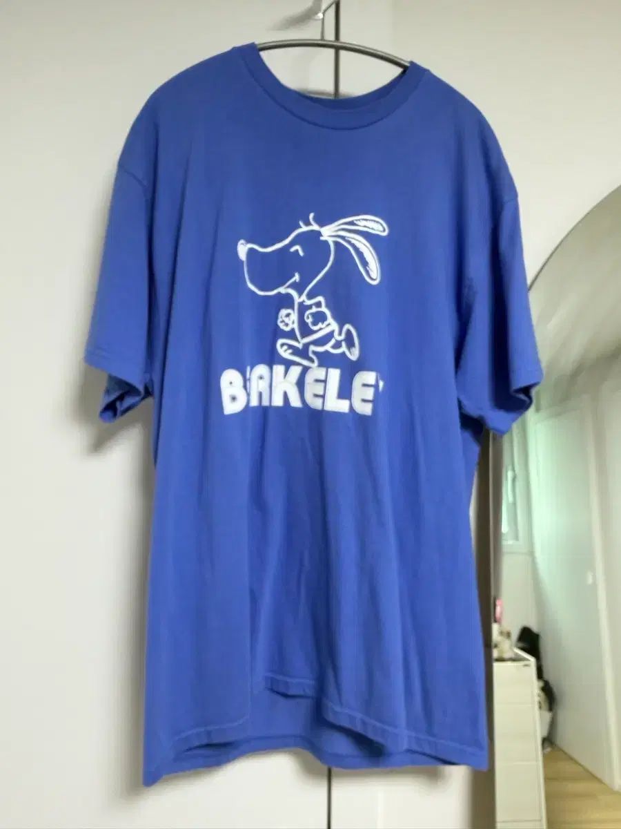 ワイルド SNOOPY Tシャツ ブルー