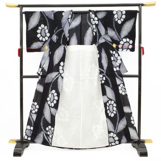 新古品】 有松 浴衣 本場有松鳴海絞り 夏物 未使用 ゆかた 絞り 木綿