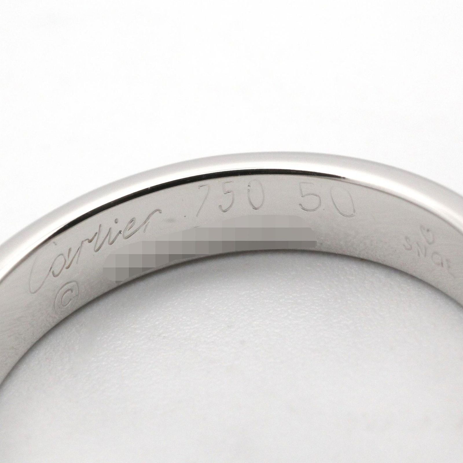 カルティエ CARTIER リング・指輪 ミニラブリング K18WG（ホワイト 