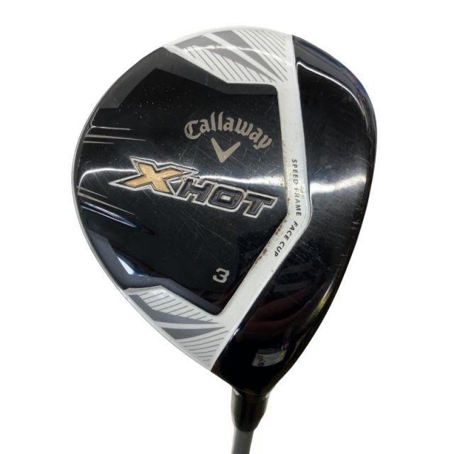 【中古】 キャロウェイ X HOT 3W フェアウェイウッド FW X HOT 60W(フェアウェイウッド) (フレックスS) メンズ 男性用 右利き 右用 Cランク ゴルフクラブ