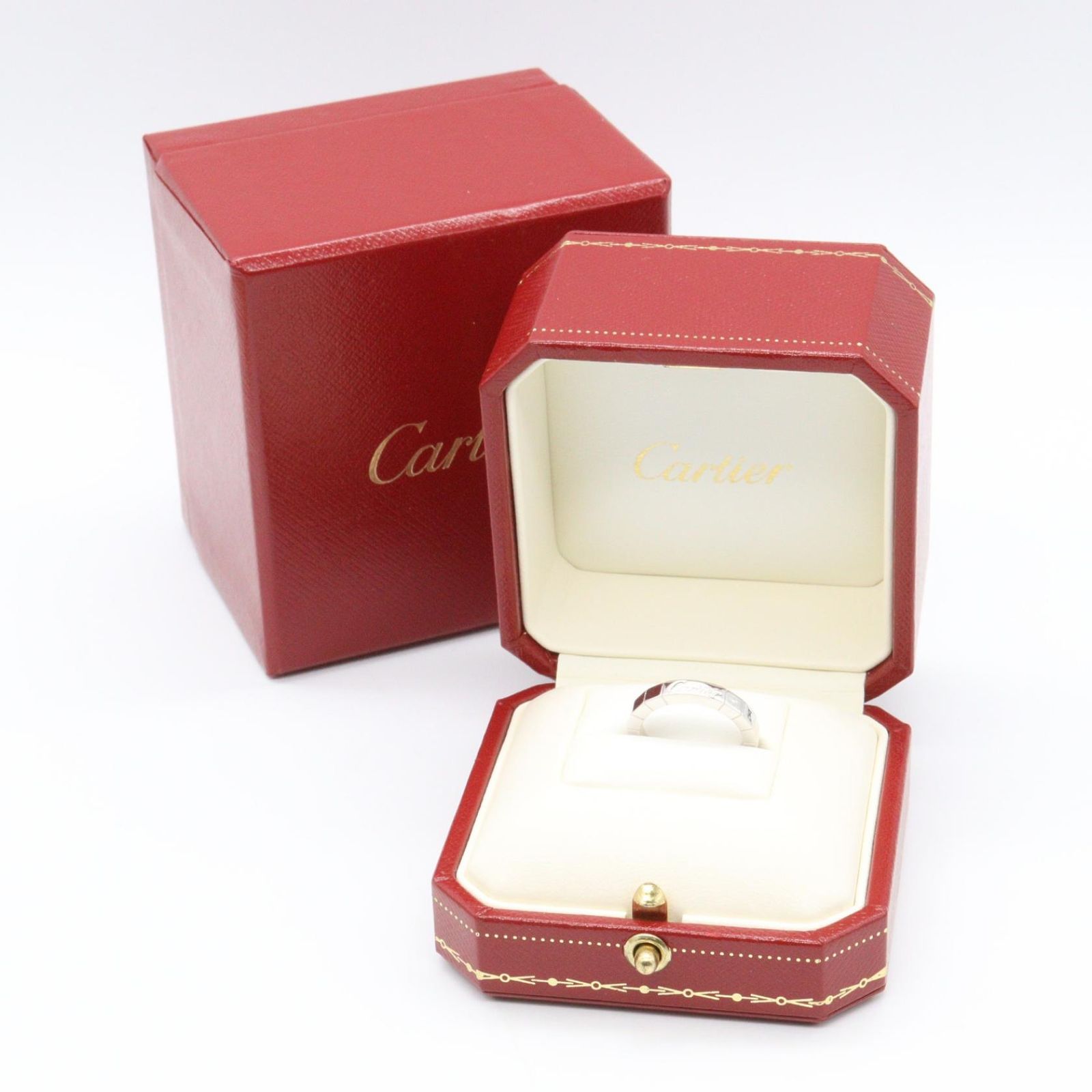 カルティエ CARTIER リング・指輪 ラニエールリング K18WG（ホワイト 