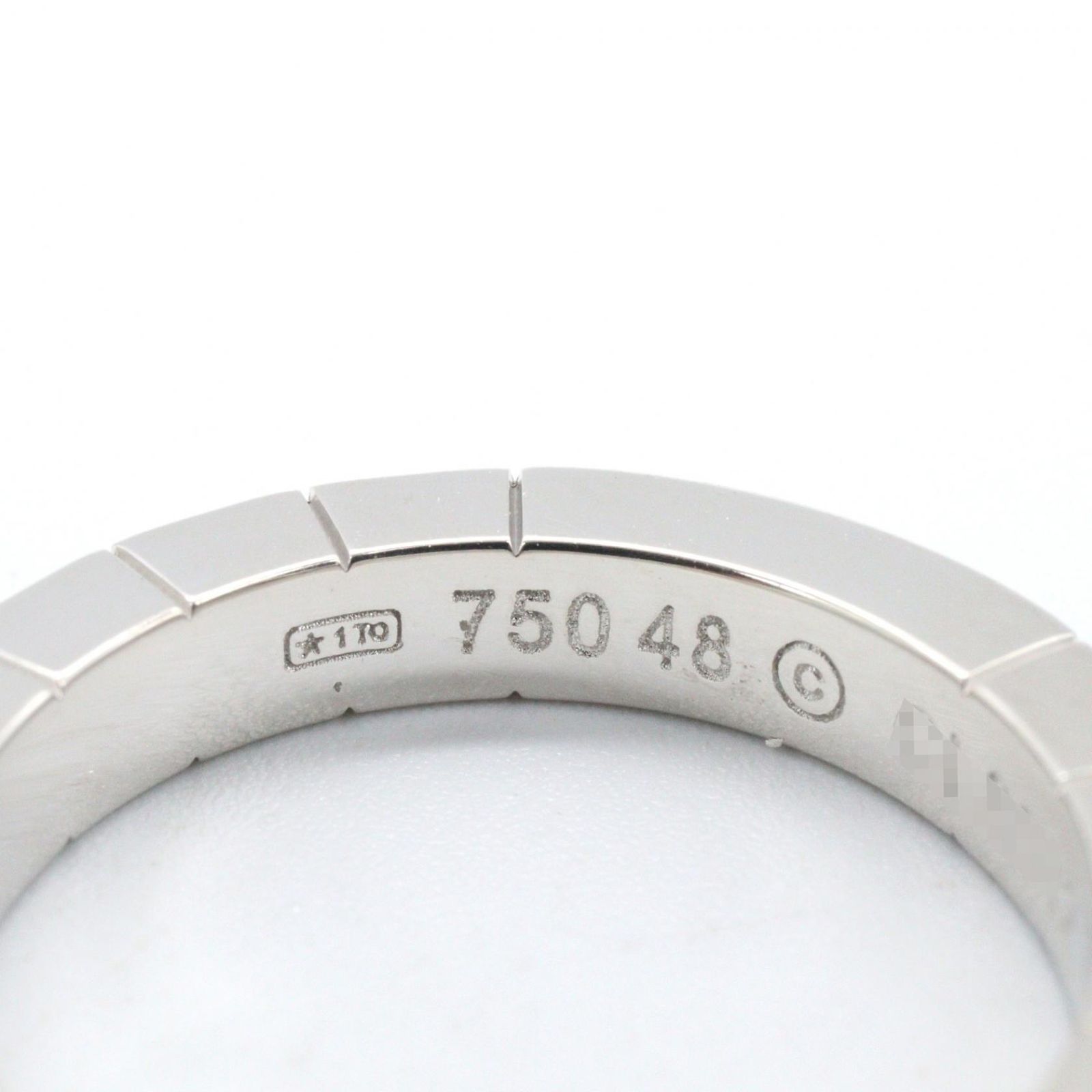 カルティエ CARTIER リング・指輪 ラニエールリング K18WG（ホワイト 