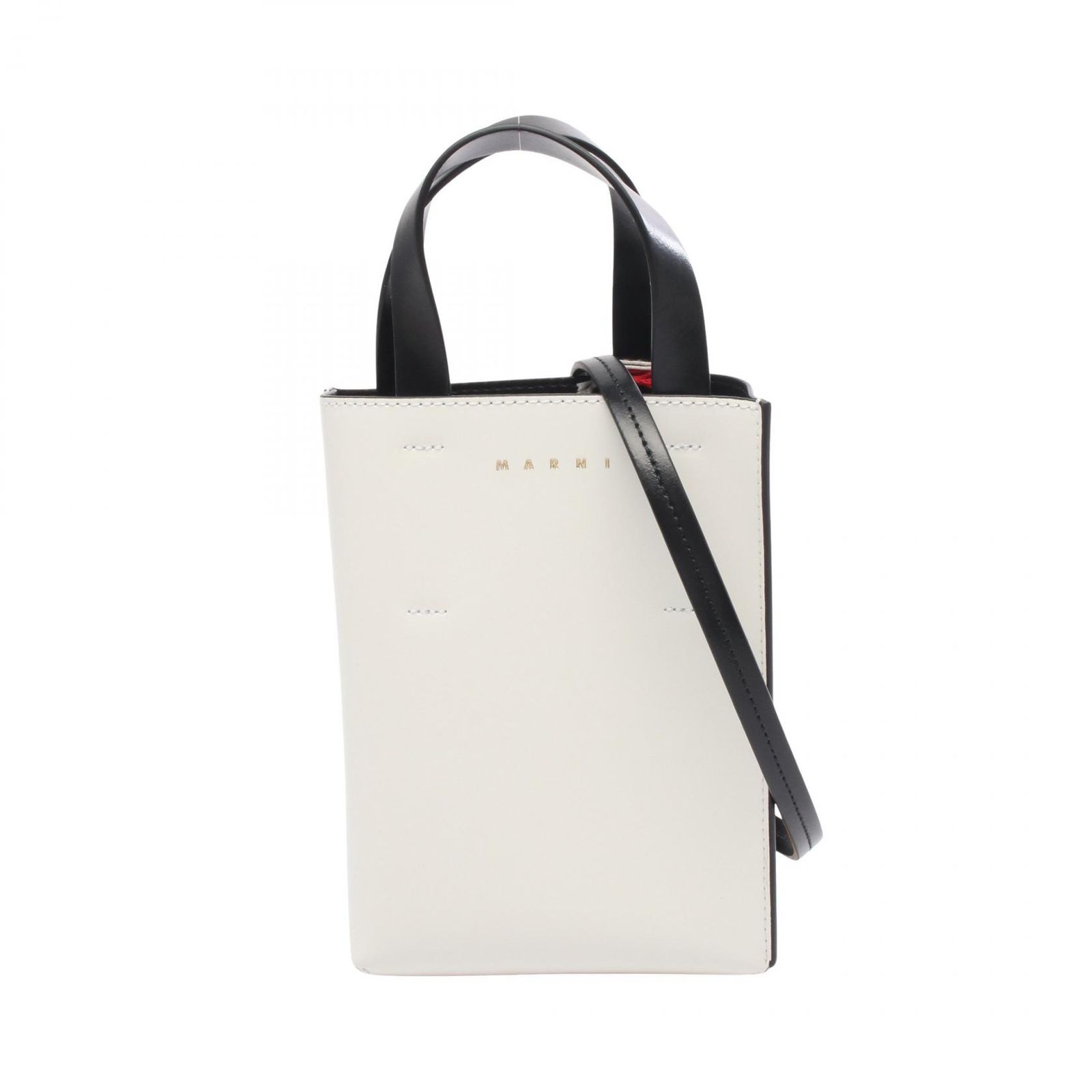 マルニ MARNI ハンドバッグ MUSEO ナノ 2WAY SHMP0050Y0LV639ZO303 レザー ショルダーバッグ レディース 未使用