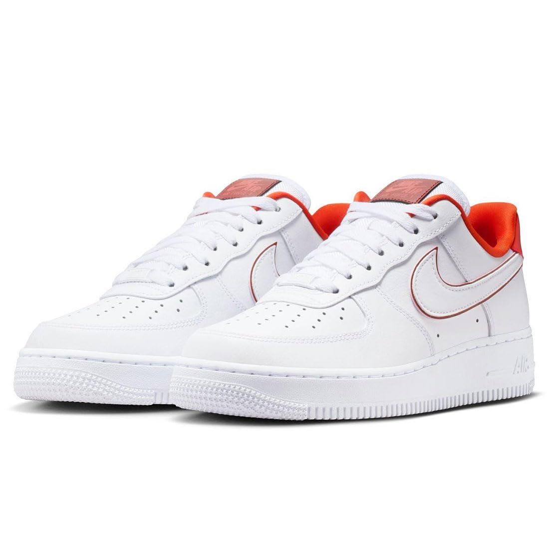 [ナイキ] エア フォース 1 '07 W AIR FORCE 1 '07 ホワイト/オレンジ IO4226-101 25.5cm [25.5 cm]