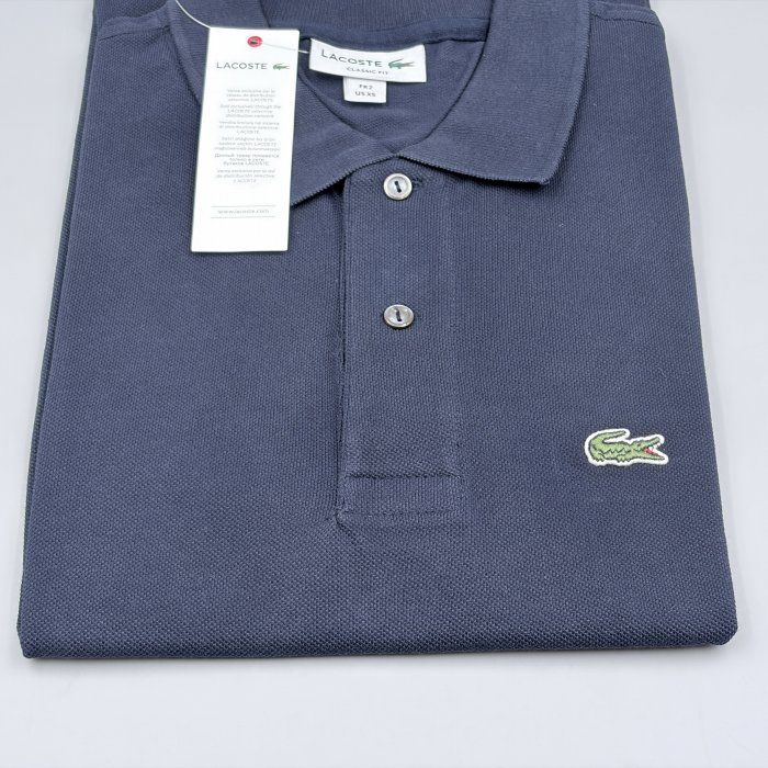 LACOSTE ラコステ クラシック フィット ピケ ポロシャツ ネイビー 2