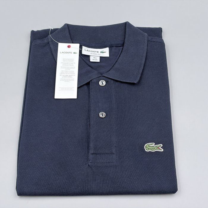 LACOSTE ラコステ クラシック フィット ピケ ポロシャツ ネイビー 2