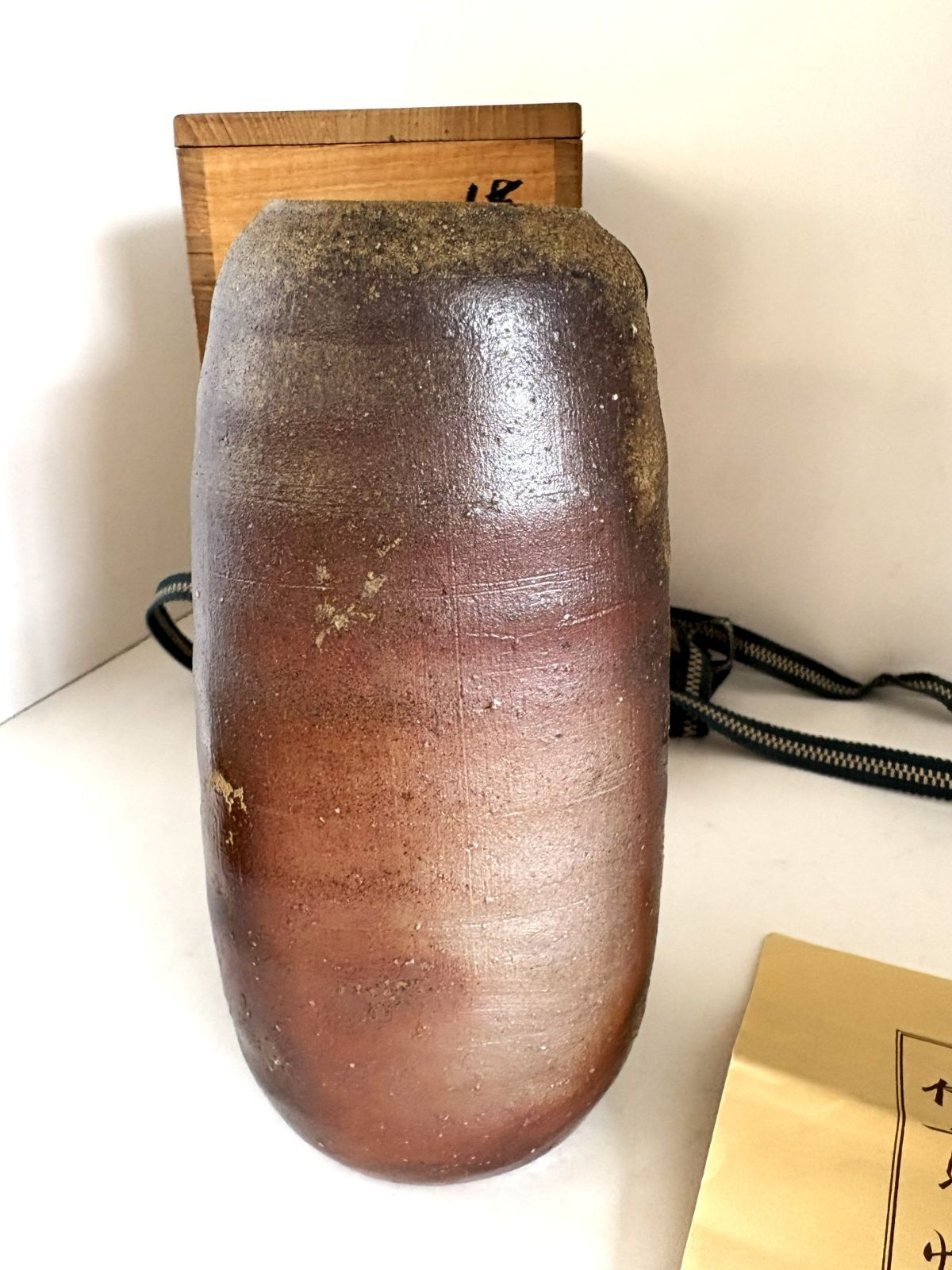 備前焼】大友久 花器 陶器 共箱付属 - メルカリ
