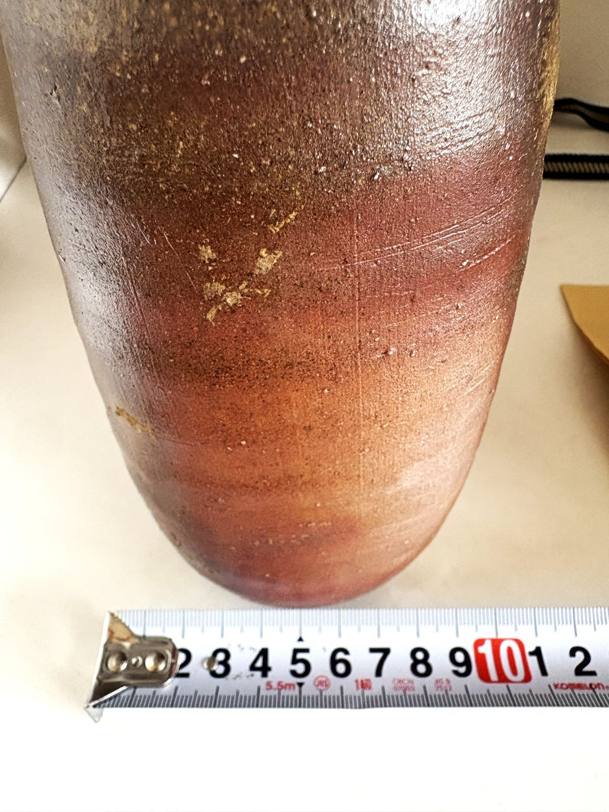備前焼 花器 大友久 花瓶　① 備前焼】大友久 花器 陶器 共箱付属 - メルカリ