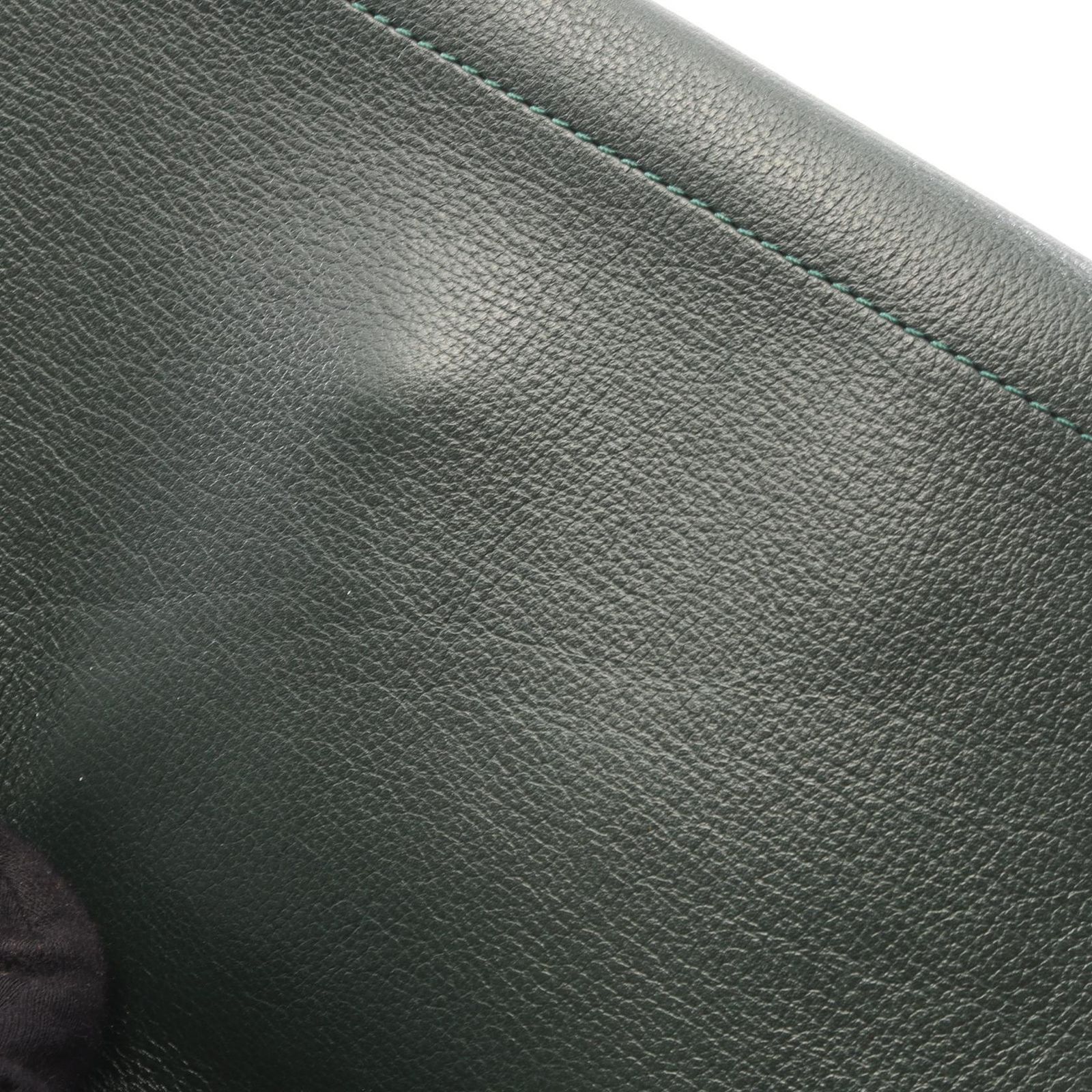 デルヴォー Delvaux セカンドバッグ クラッチバッグ グリーン レザー