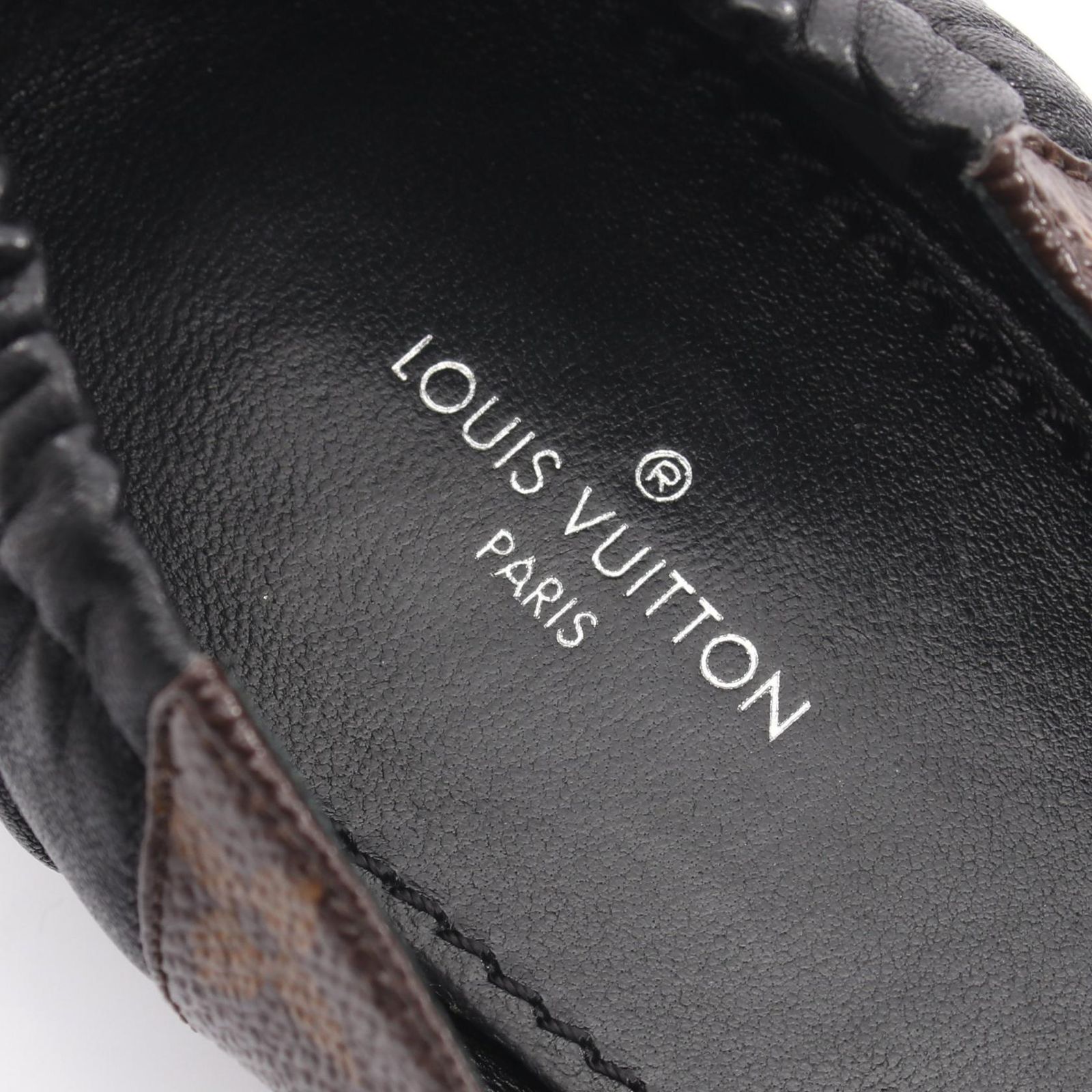 ルイ・ヴィトン LOUIS VUITTON ジョイライン バレリーナシューズ PVCコーティングキャンバス レザー パンプス レディース Used B