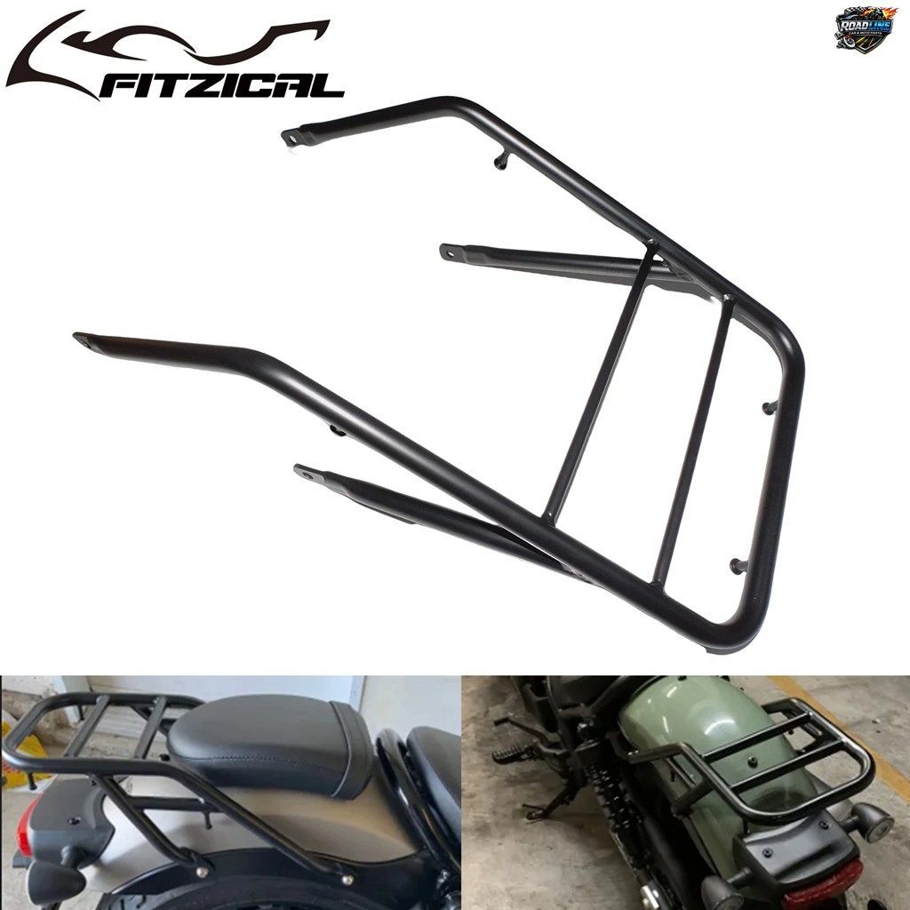 ホンダ レベル CM CMX 300 500 2017-2024 用モーターサイクル ラゲッジラック リアキャリア テールストレージ サポートシェルフ