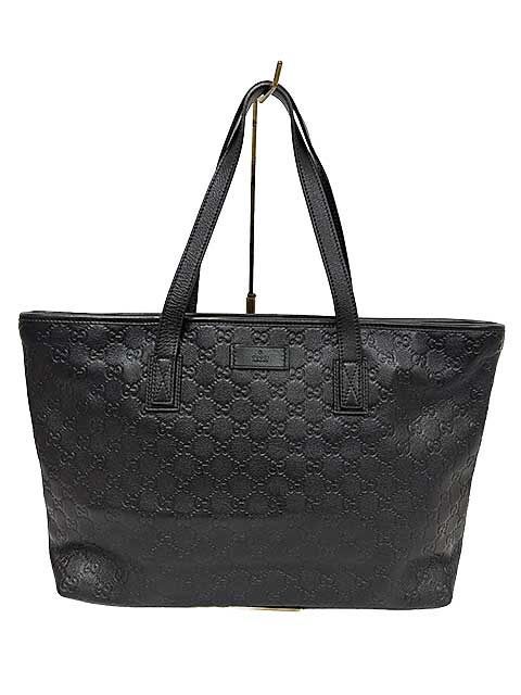 【中古】GUCCI　グッチ　トートバッグ　211137　グッチシマ　GG柄　オールレザー＿s17＿セルモアから出品＿s-0229-r17