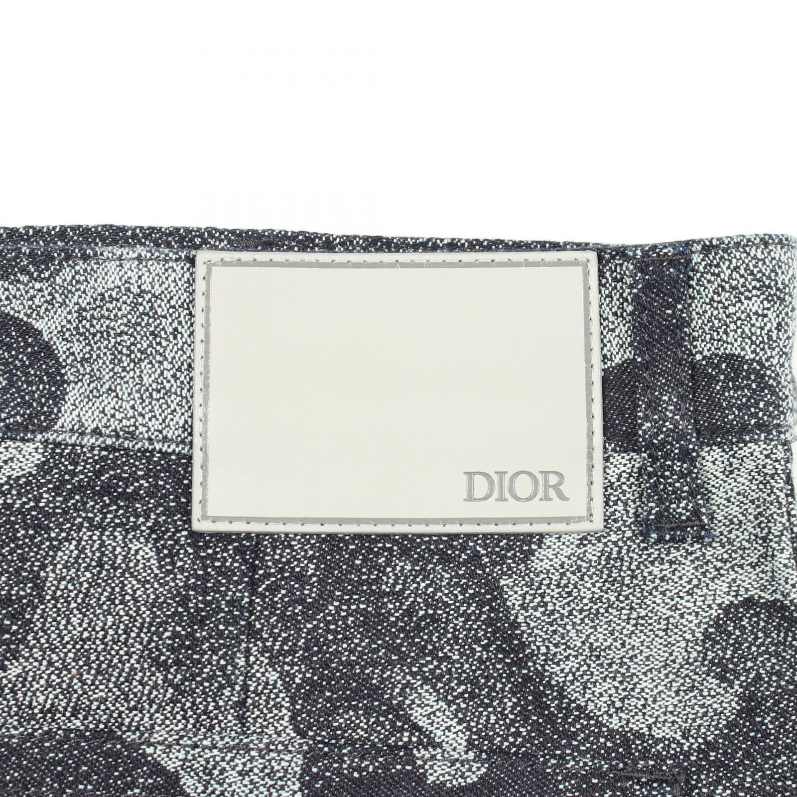 ディオール Dior Christian Dior × PETER DOIG 総柄 デニムパンツ 衣料品 ボトムス コットン メンズ ブラック系 / グレー系 183D022A5340 【中古】 ディオール Dior デニムパンツ Christian Dior × PETER DOIG 総柄
