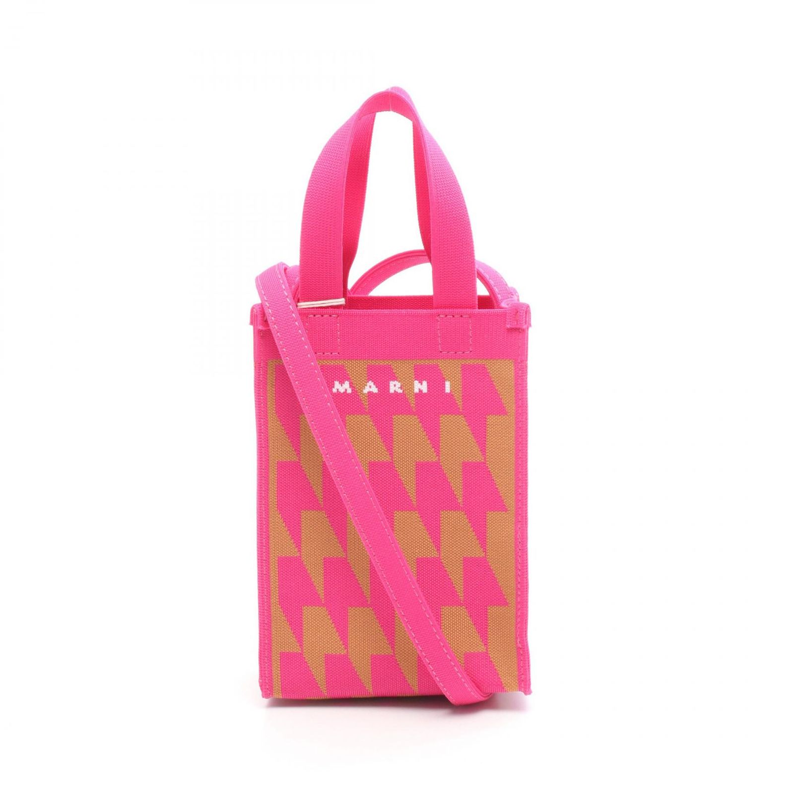 マルニ MARNI ショルダーバッグ ナノショッピングバッグ 千鳥格子 2WAY SHMP0085A1P4556ZO422 その他 2wayショルダー レディース 未使用