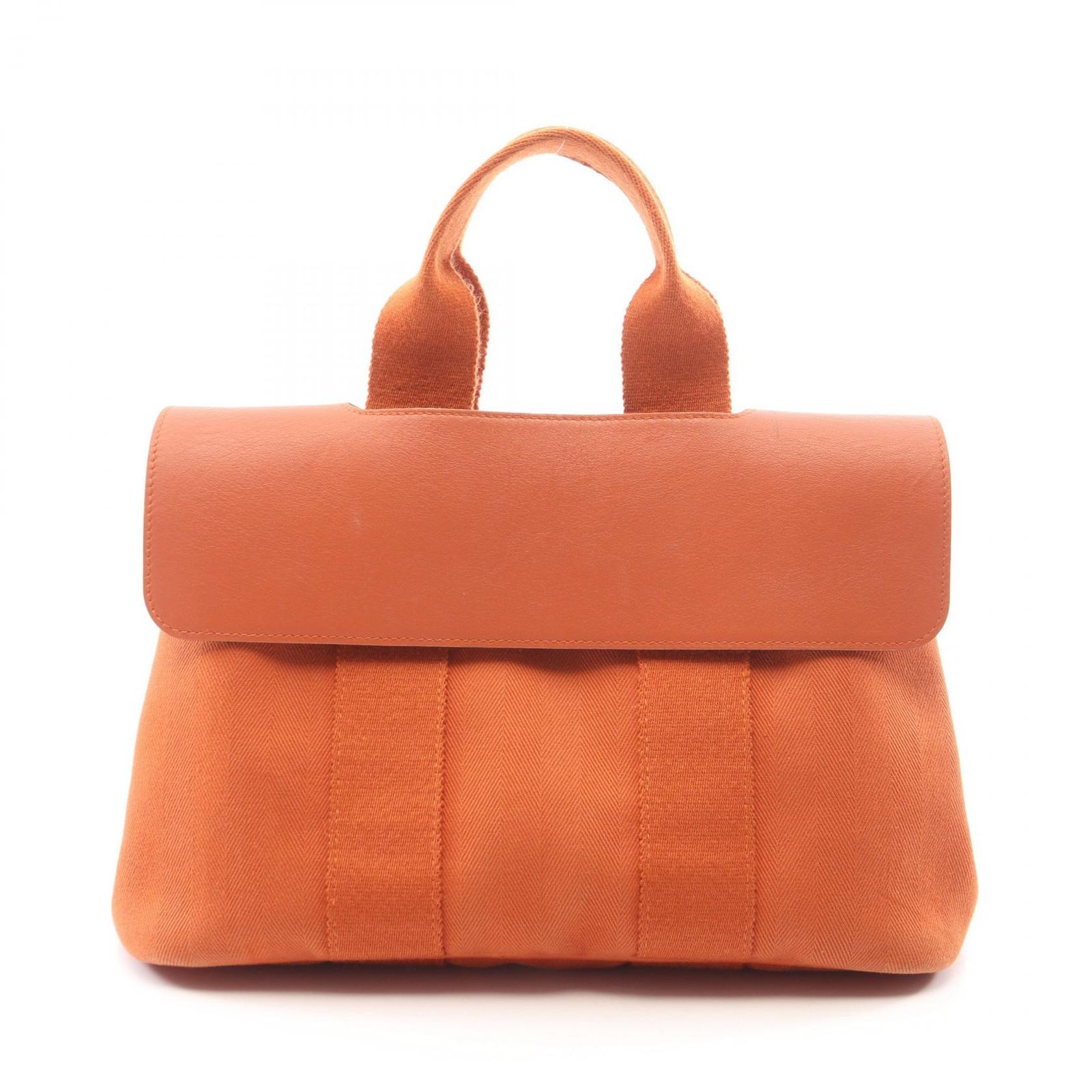 エルメス HERMES ハンドバッグ ヴァルパライソPM ポティロン ポティロン レザー キャンバス ヴァルパライソPM ポティロン レディース Used B