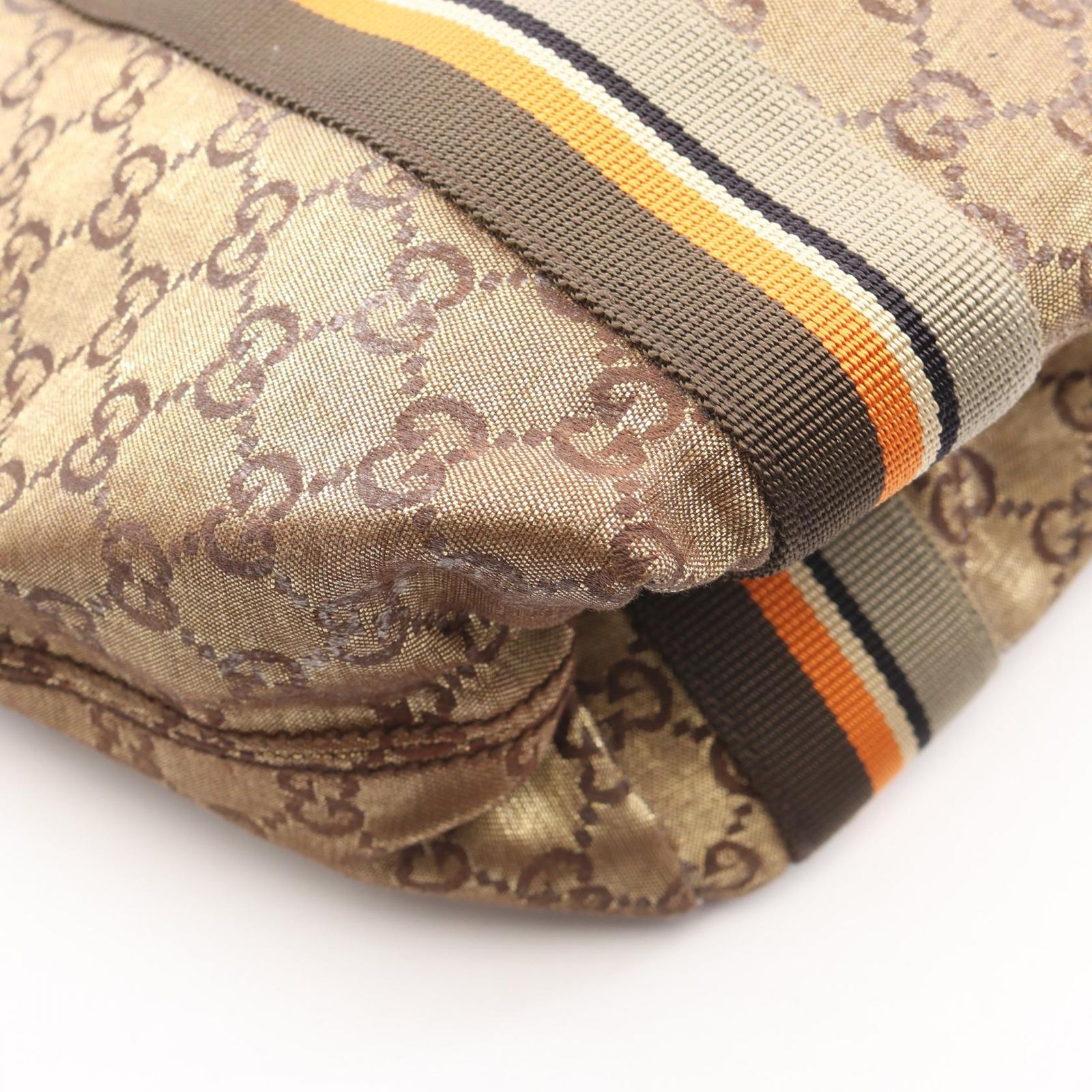 グッチ GUCCI トートバッグ GG柄 189669 ゴールド キャンバス GG