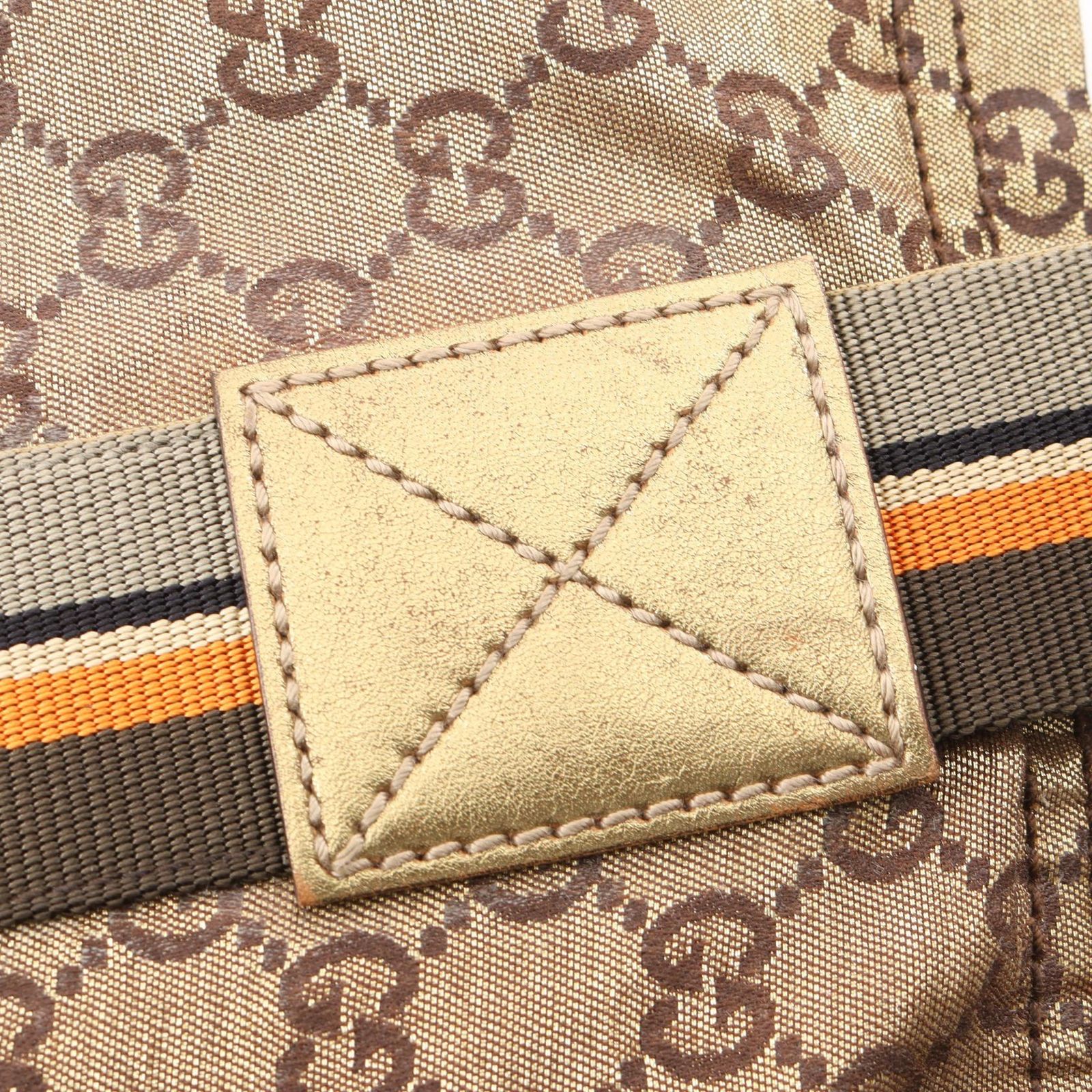 GUCCI グッチ トートバッグ 189669 ゴールド グッチ GUCCI トートバッグ GG柄 189669 ゴールド キャンバス GG