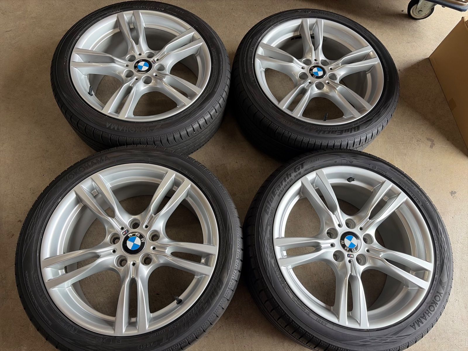 BMW F30 F31 F32 Mスポーツ　純正品　ヨコハマ　バリ山　18インチ　4本セット