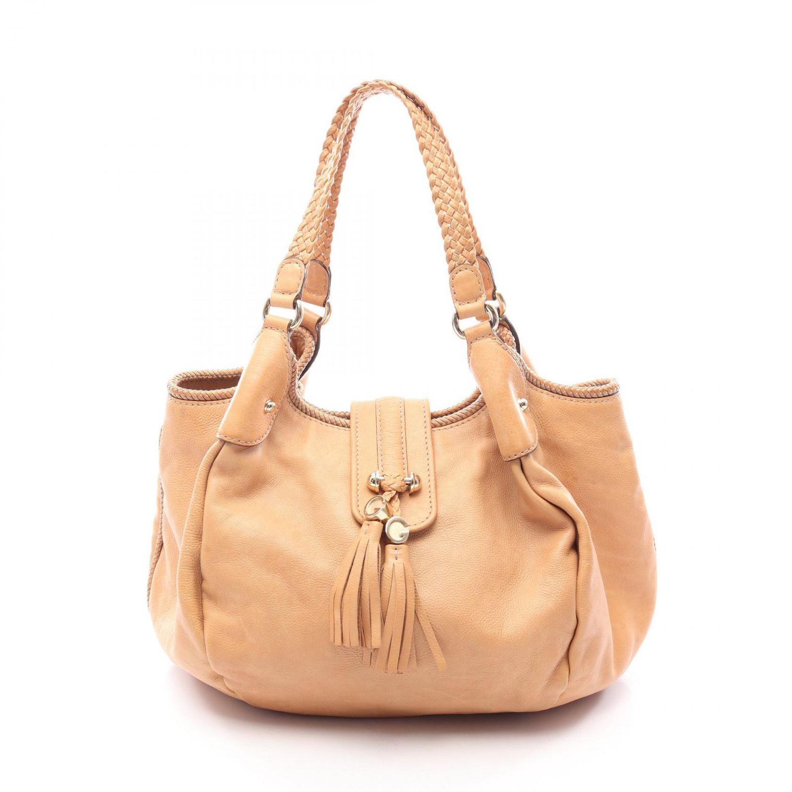 グッチ GUCCI ショルダーバッグ マラケシュ 257029 ベージュ レザー マラケシュ ショルダーバッグ レディース Used B