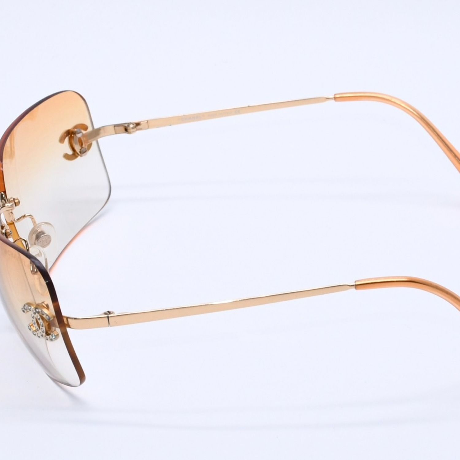 CHANEL シャネル リムレス サングラス アイウェア 4017-D c.125/56