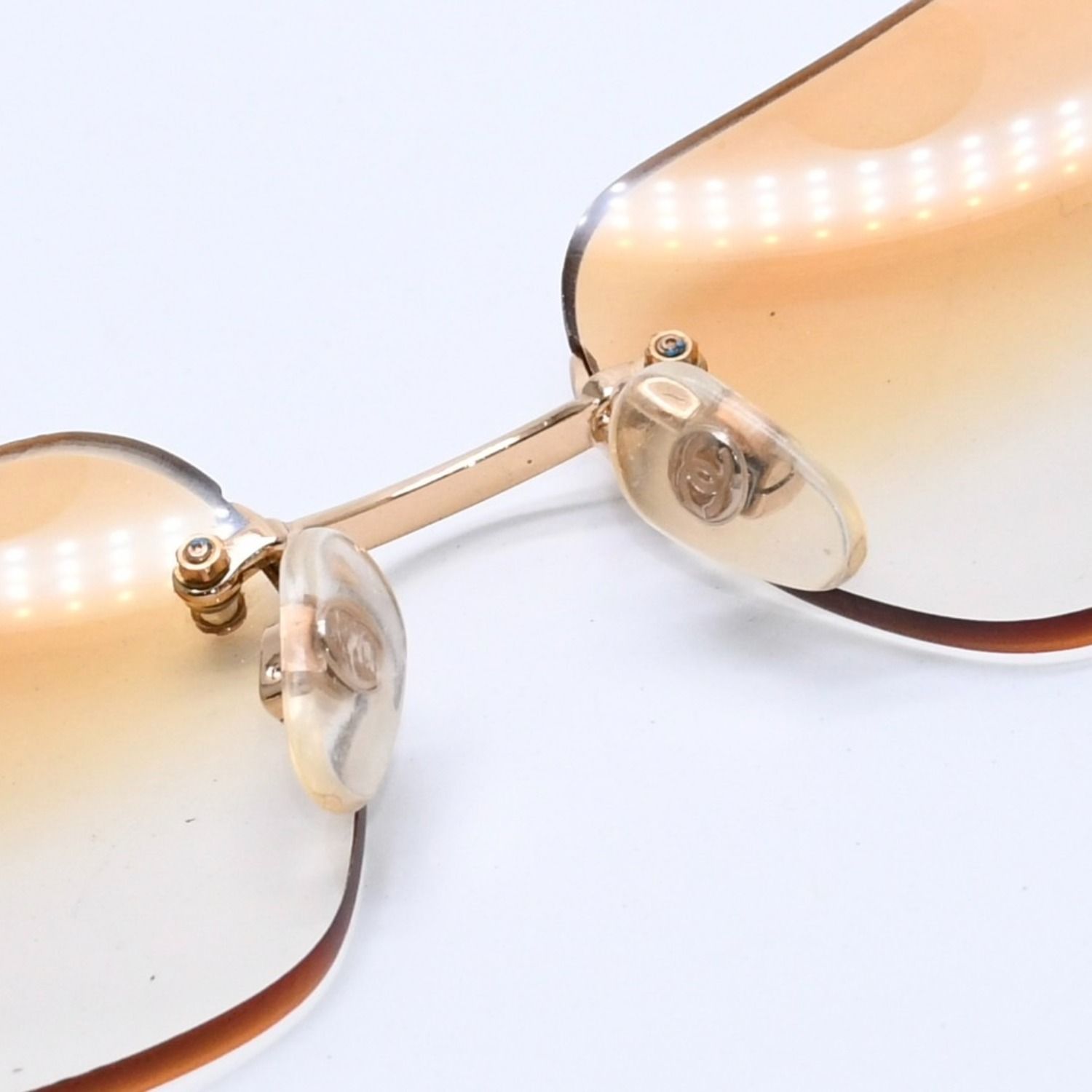 CHANEL シャネル リムレス サングラス アイウェア 4017-D c.125/56