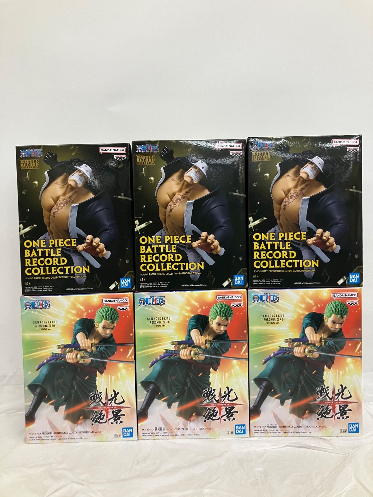 未開封 ワンピース 戦光絶景 他 フィギュア 2種6個セット LF6777 f099