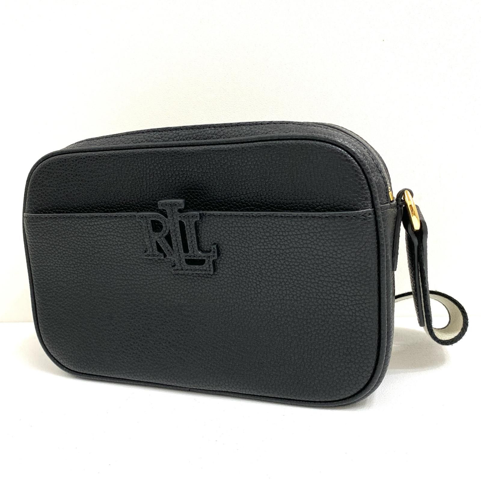 【加古川店】 中古 RALPH LAUREN | ラルフローレン ショルダーバッグ 431970163001 ブラック 【121】