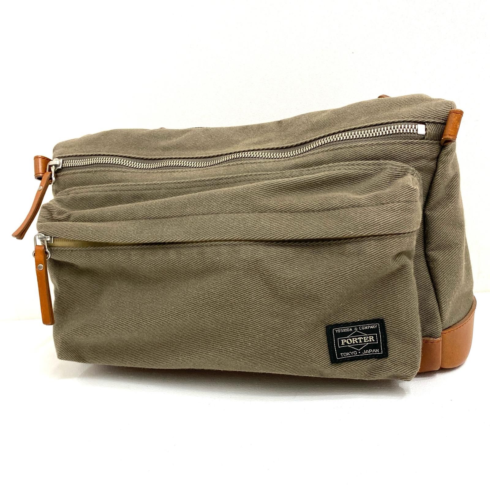 【加古川店】 中古 PORTER | ポーター ショルダーバッグ ROOT グレー 【121】