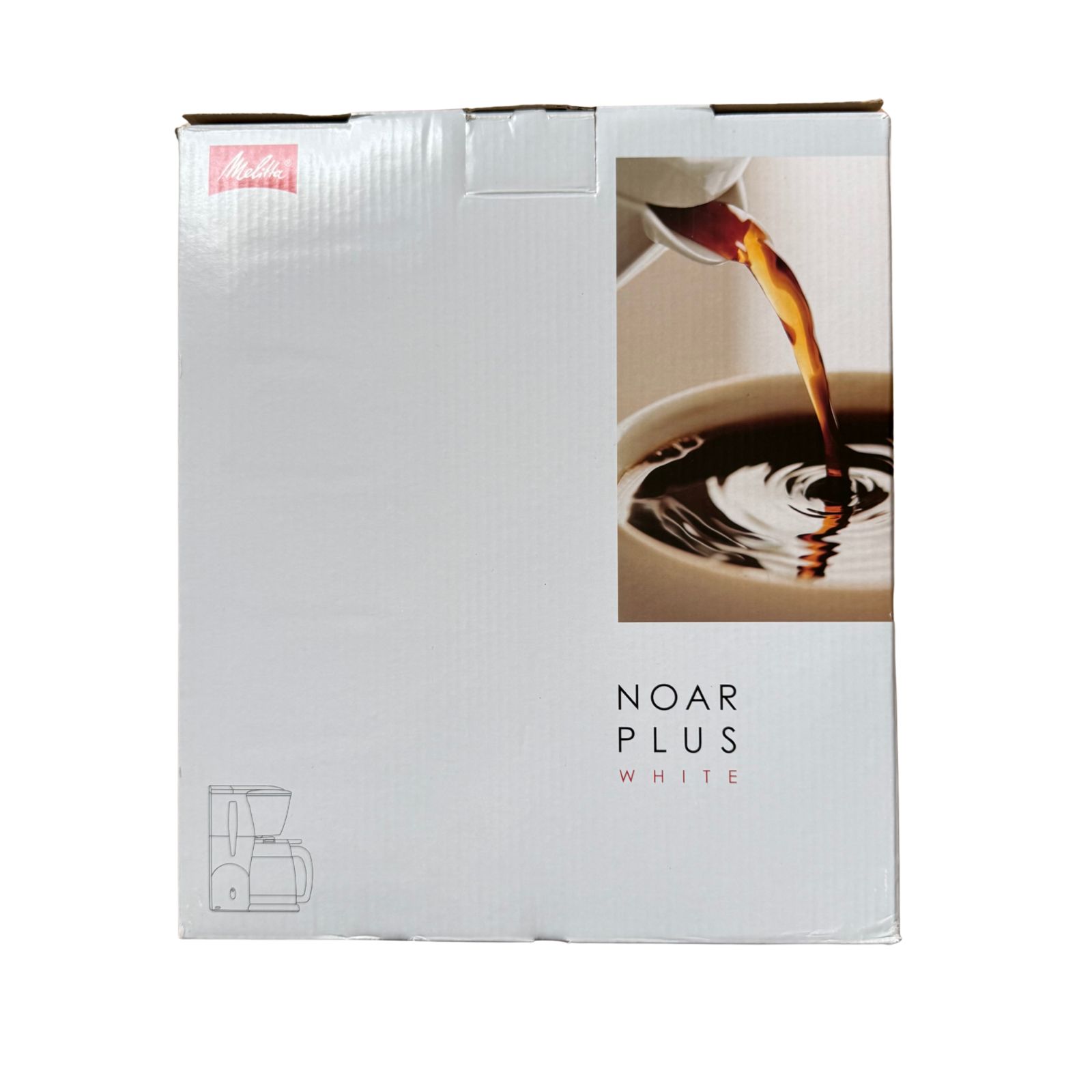 メリタ コーヒーメーカー ノアプラス ホワイト 5杯用 SKT55-3W 開封済美品
