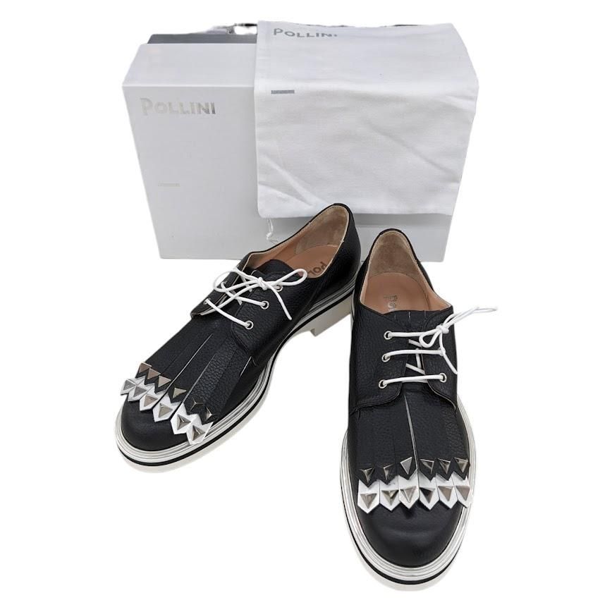 POLLINI ポリーニ スタッズ タッセル スニーカー SA10253G17TE500A