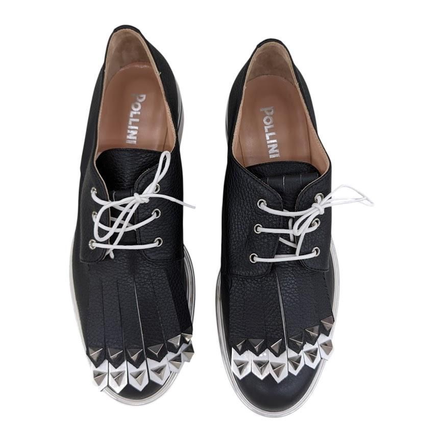 POLLINI ポリーニ スタッズ タッセル スニーカー SA10253G17TE500A