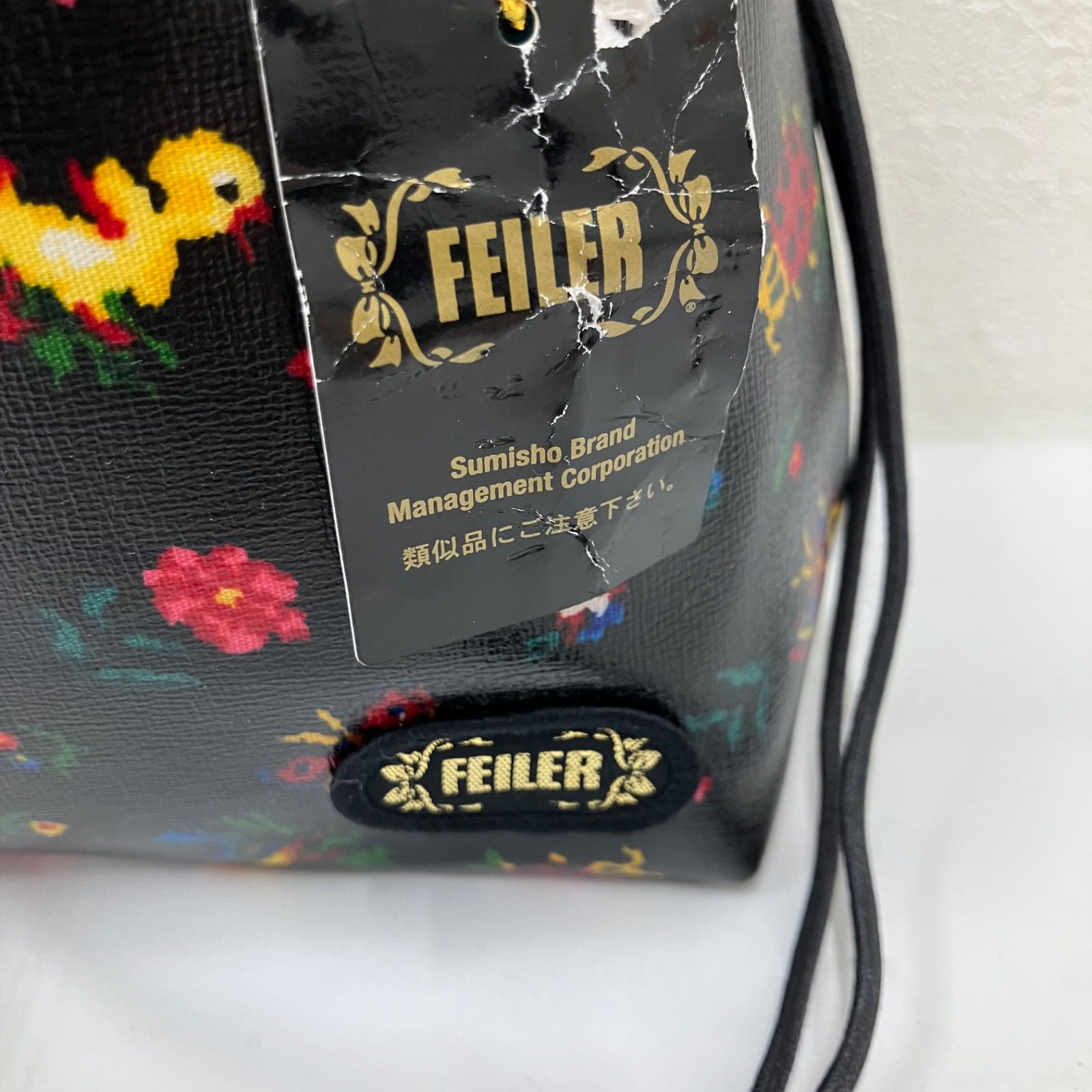 5199 FEILER フェイラー ハンドバッグ 巾着型 ハイジ 蝶々 てんとう虫