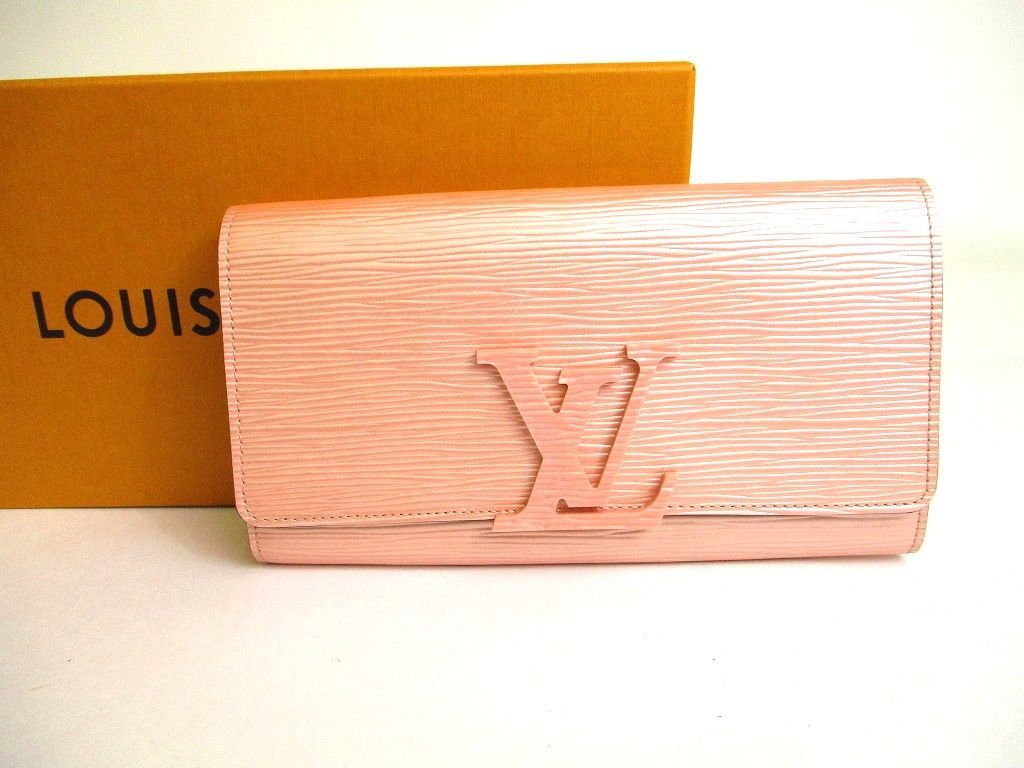 ルイヴィトン LOUIS VUITTON エピ ポルトフォイユ ルイーズ 2つ折り 長財布 コンチネンタルウォレット 【未使用保管品】
