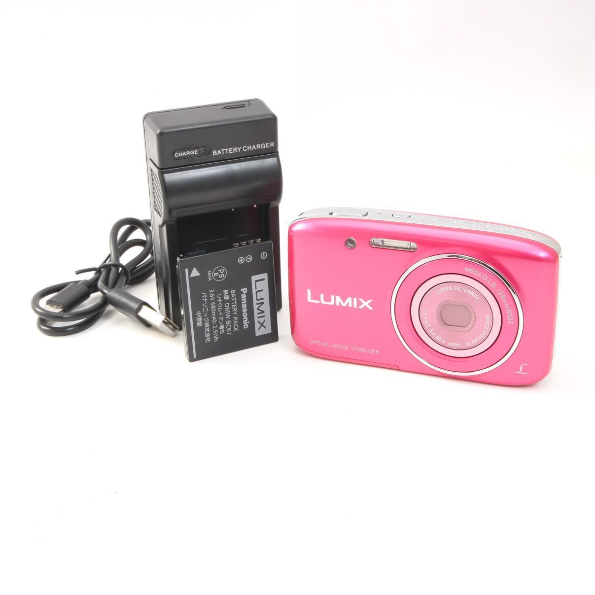 Panasonic パナソニック LUMIX DMC-S2 ピンク コンパクトデジタル