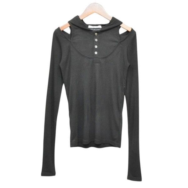 theworldisyouroyster　ザワールドイズユアオイスター　LUNA Drape Hoodie　ドレープフーディカットソー　8054000247691