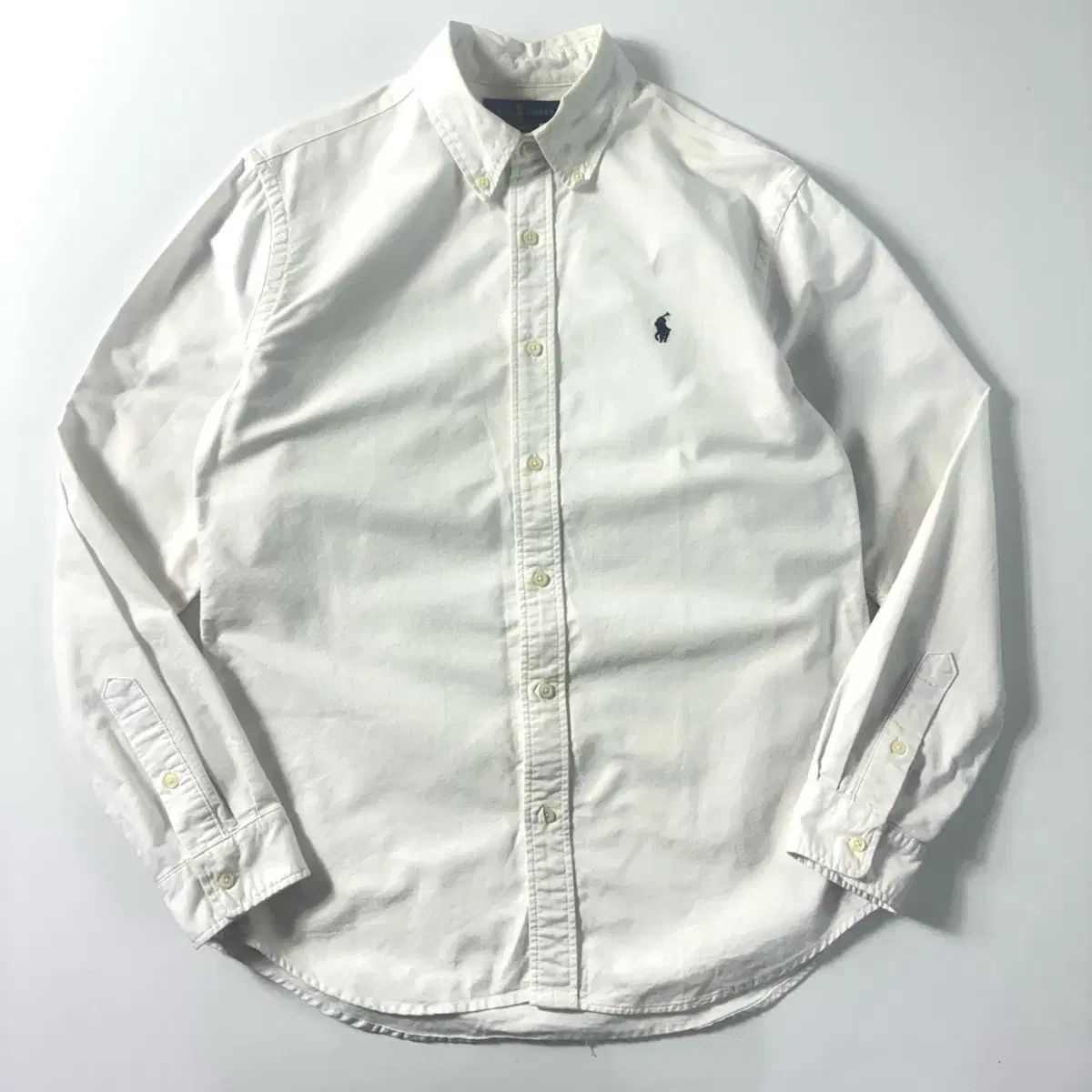 Polo ポロ ラルフローレン 刺繍 コットン 白 シャツ